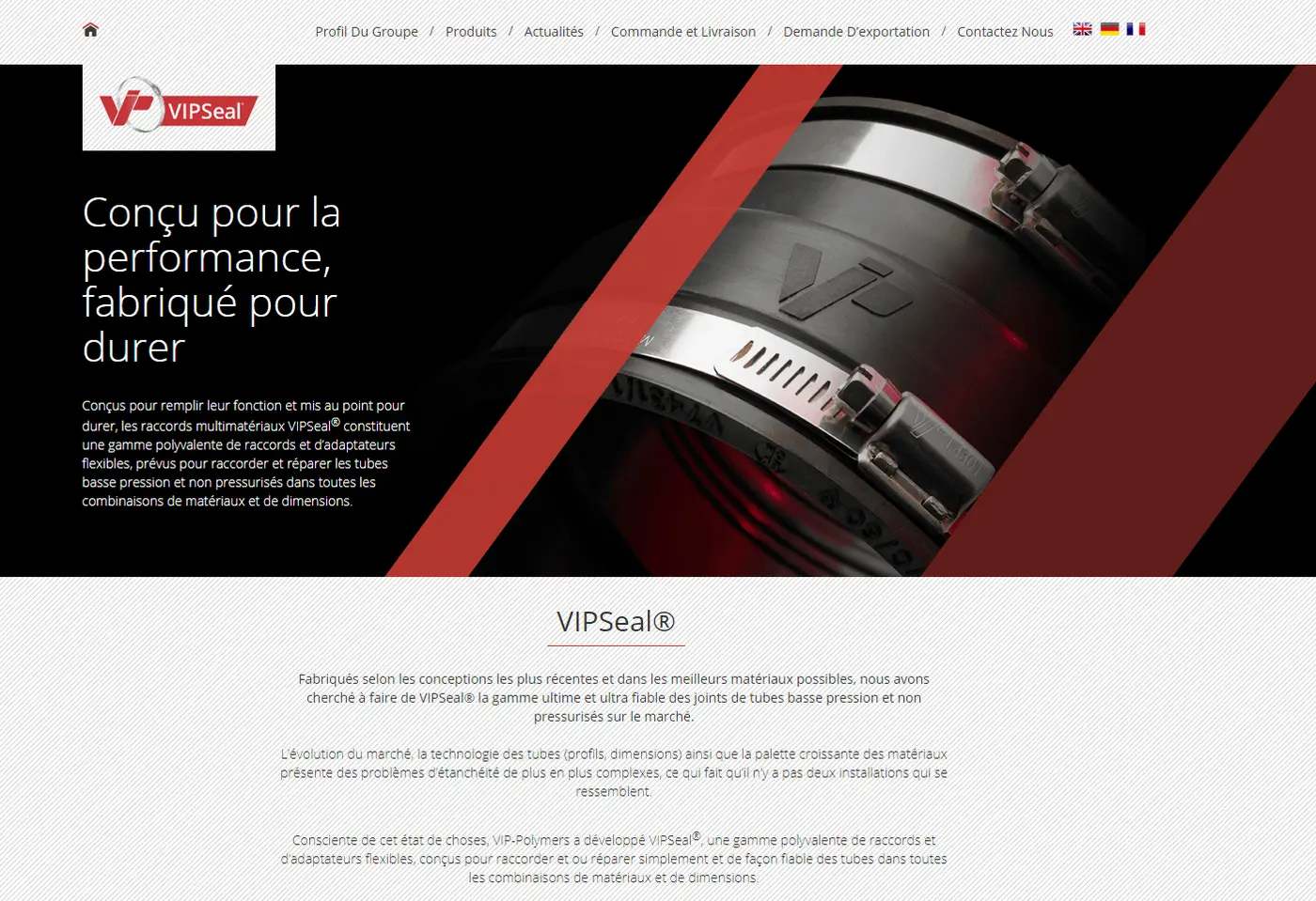 French VIPSeal website